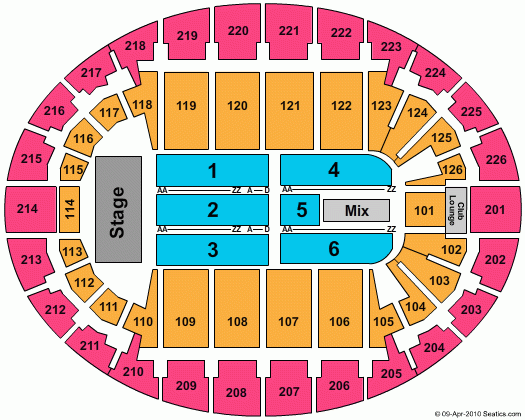 Verizon Wireless Arena Summer Concert Calendar SeatGeek TBA