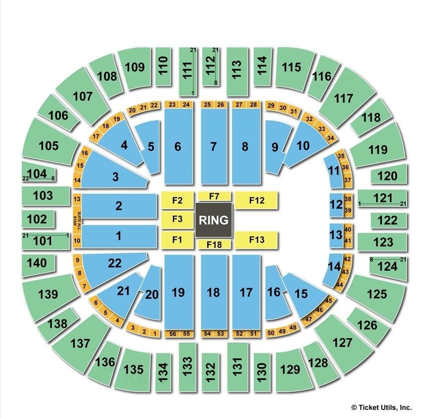 Vivint Smart Home Arena Salt Lake City UT Seating Chart View
