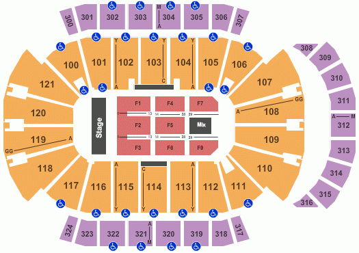 VyStar Veterans Memorial Arena Seats Jacksonville