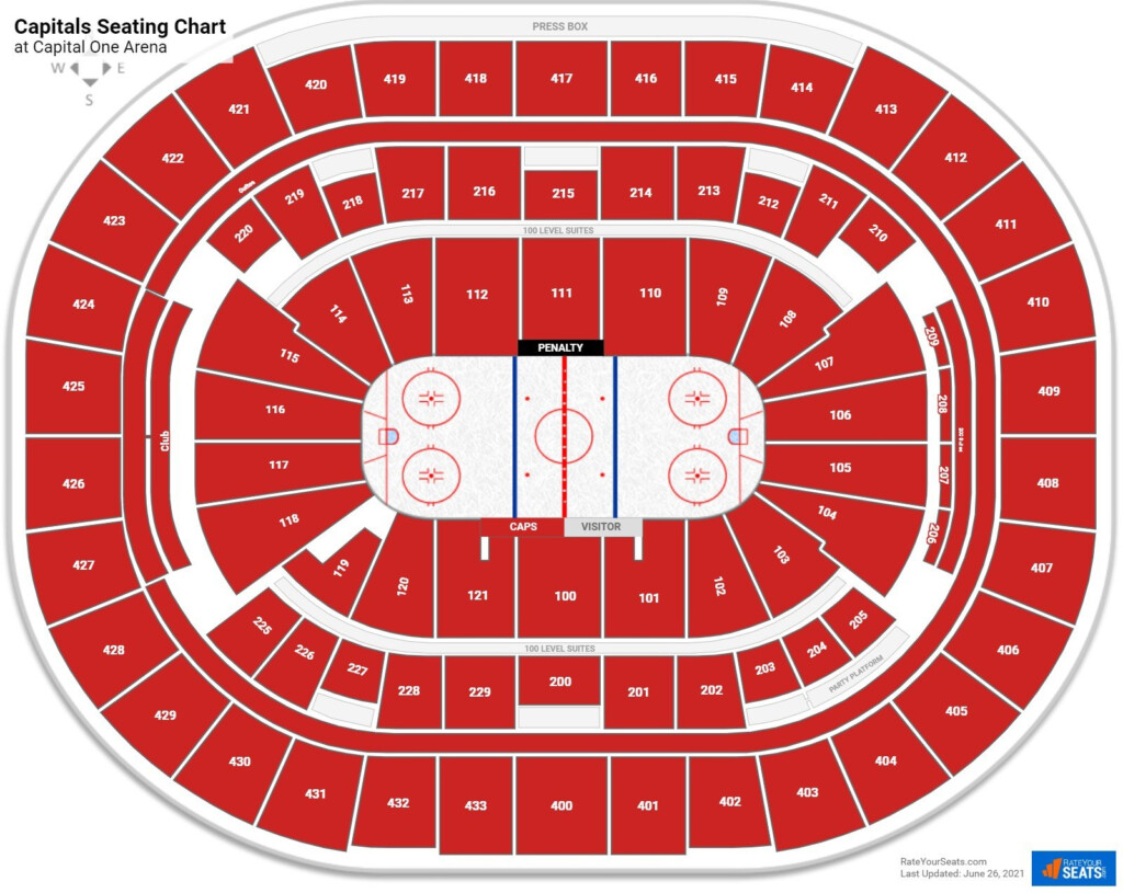 Washington Capitals Seating Chart RateYourSeats