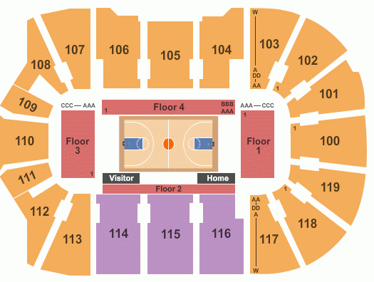 Webster Bank Arena At Harbor Yard Seating Chart Bridgeport