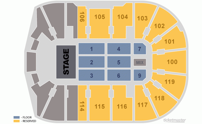 Webster Bank Arena Bridgeport Tickets Schedule Seating Chart 