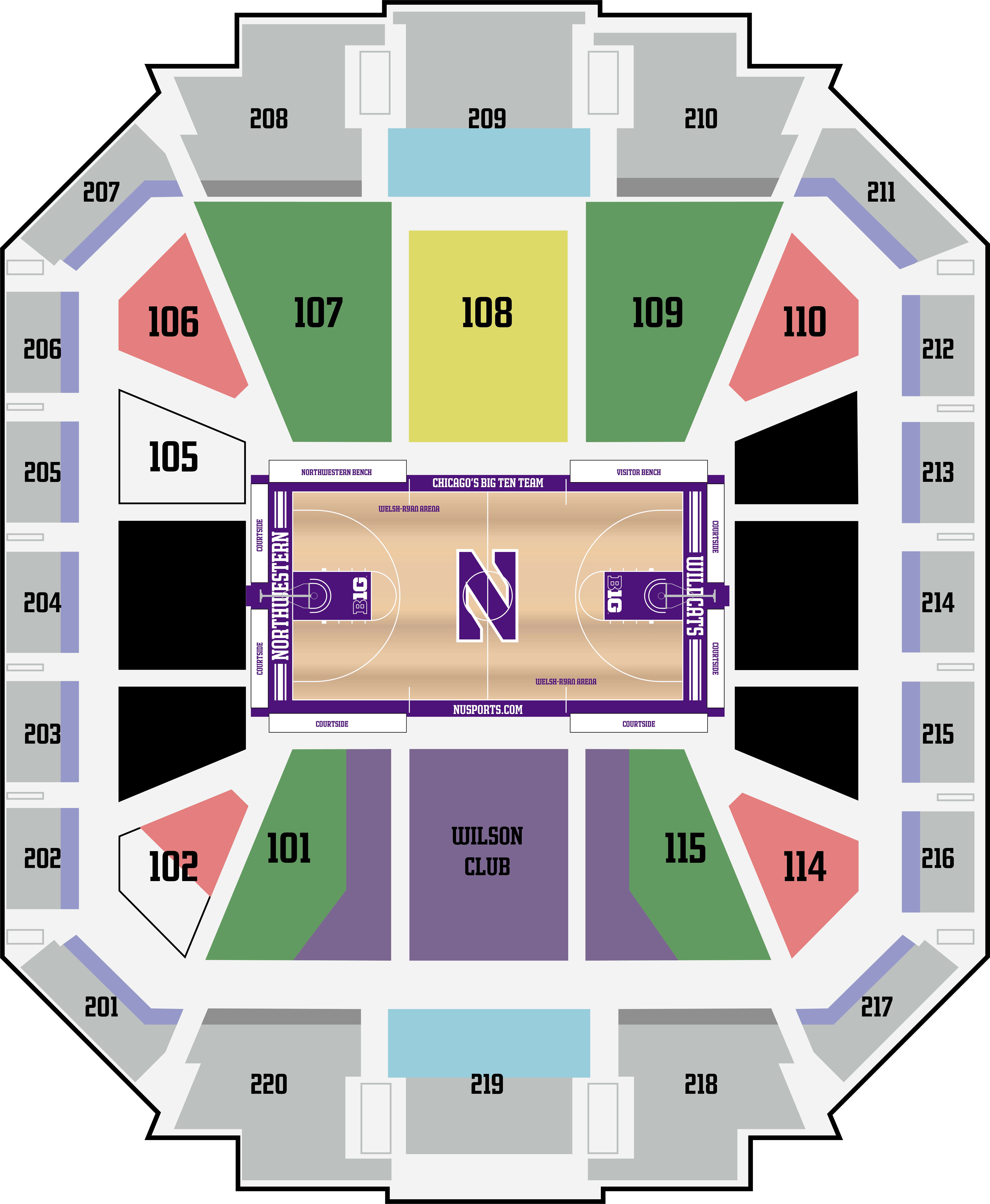 Welsh Ryan Arena Seating Chart